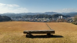 a view of Hitoyoshi from the site of (now non-existent) Hitoyoshi castle